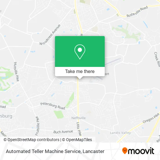 Automated Teller Machine Service map