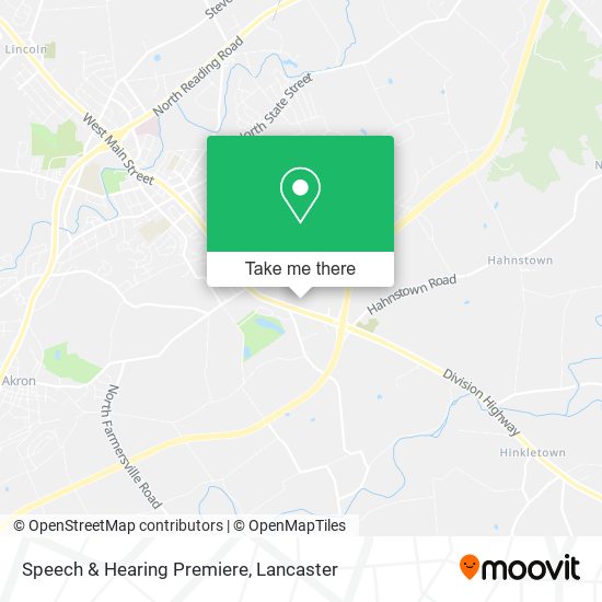 Speech & Hearing Premiere map