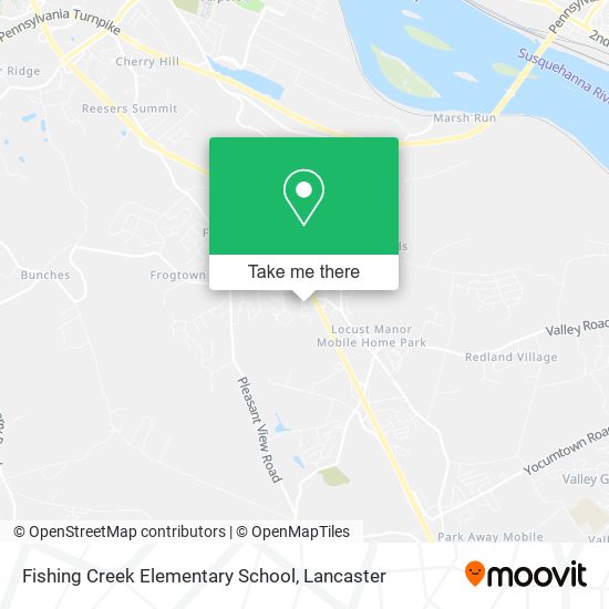 Fishing Creek Elementary School map