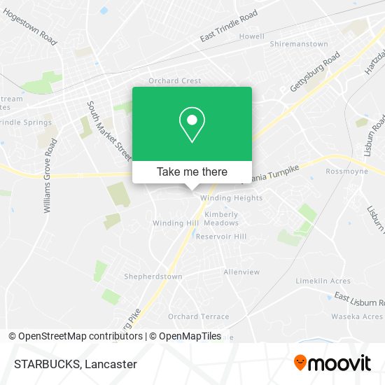 Mapa de STARBUCKS