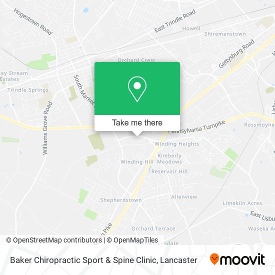 Mapa de Baker Chiropractic Sport & Spine Clinic