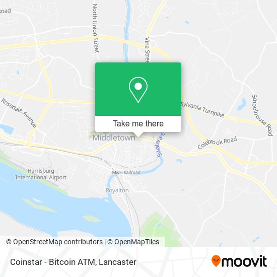 Mapa de Coinstar - Bitcoin ATM