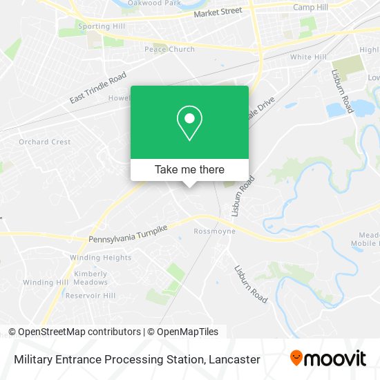 Mapa de Military Entrance Processing Station