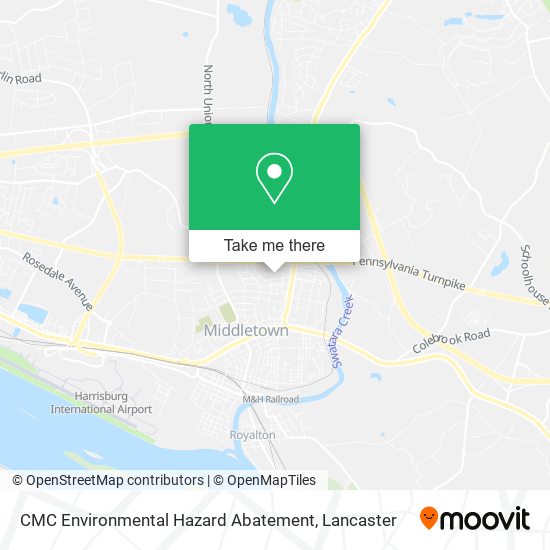 CMC Environmental Hazard Abatement map