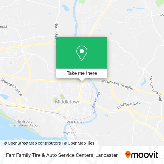 Mapa de Farr Family Tire & Auto Service Centers