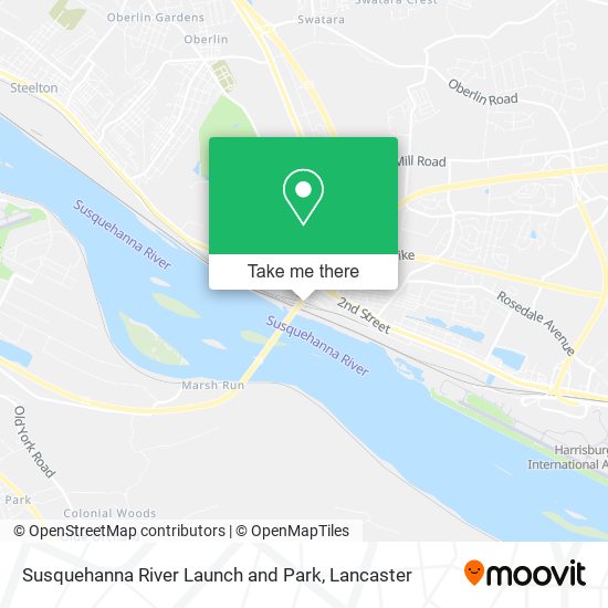 Susquehanna River Launch and Park map