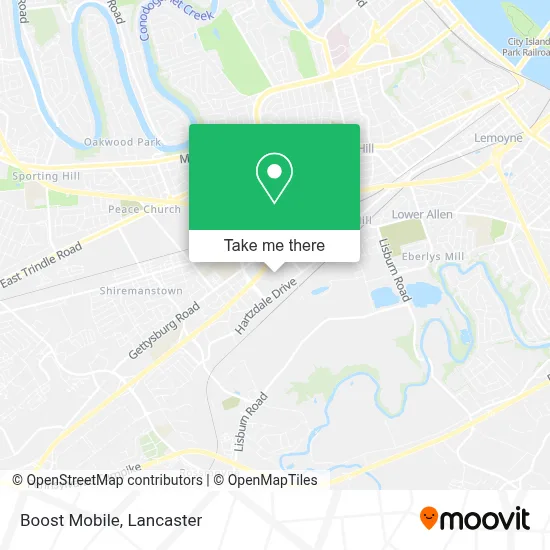 Boost Mobile map