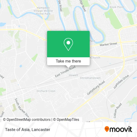 Taste of Asia map