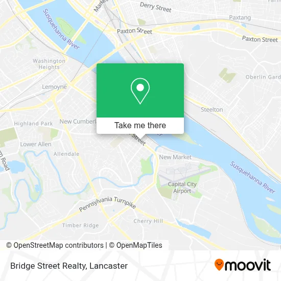 Bridge Street Realty map