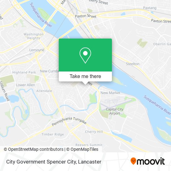 Mapa de City Government Spencer City