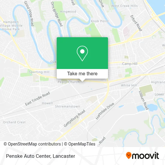 Penske Auto Center map