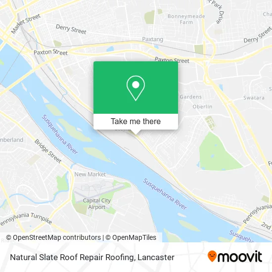Natural Slate Roof Repair Roofing map