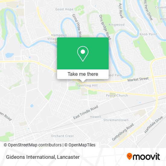 Gideons International map