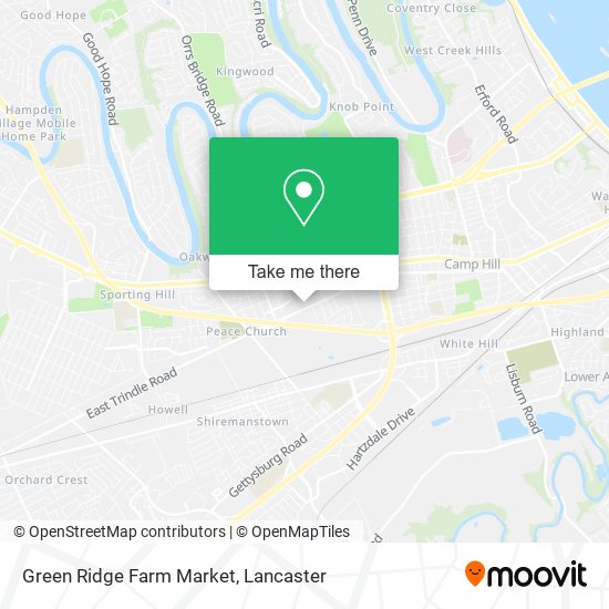 Green Ridge Farm Market map