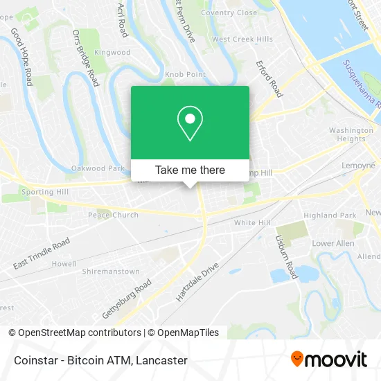 Coinstar - Bitcoin ATM map