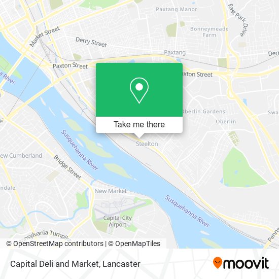 Mapa de Capital Deli and Market