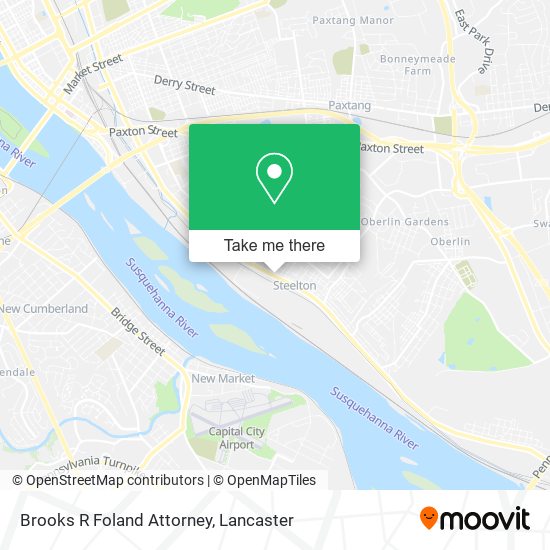 Brooks R Foland Attorney map