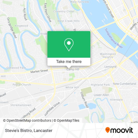Mapa de Stevie's Bistro