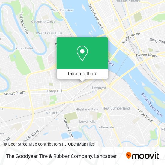The Goodyear Tire & Rubber Company map