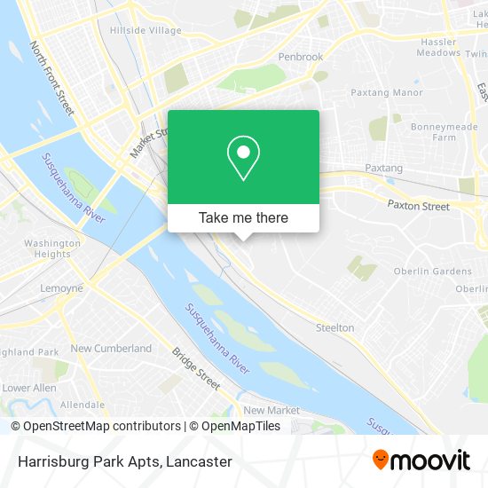 Harrisburg Park Apts map