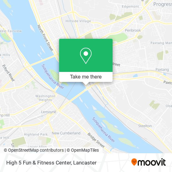 High 5 Fun & Fitness Center map