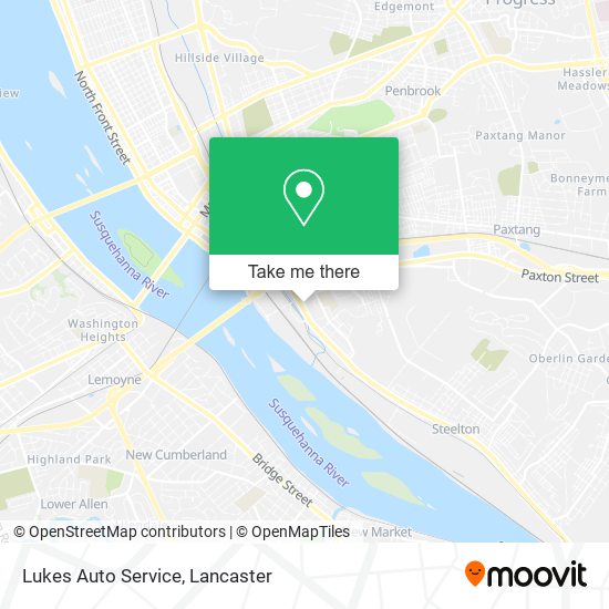 Lukes Auto Service map