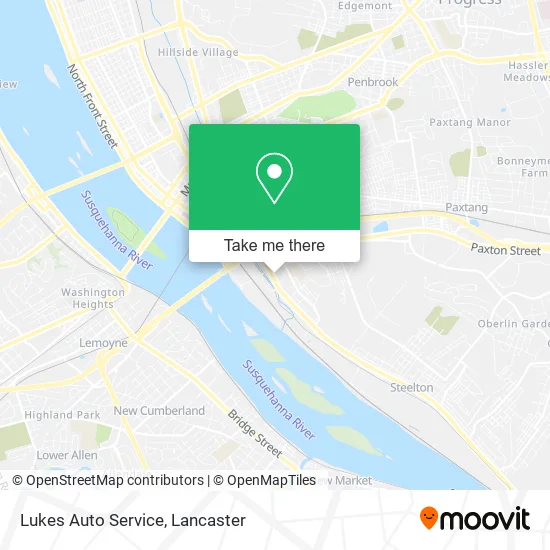 Lukes Auto Service map