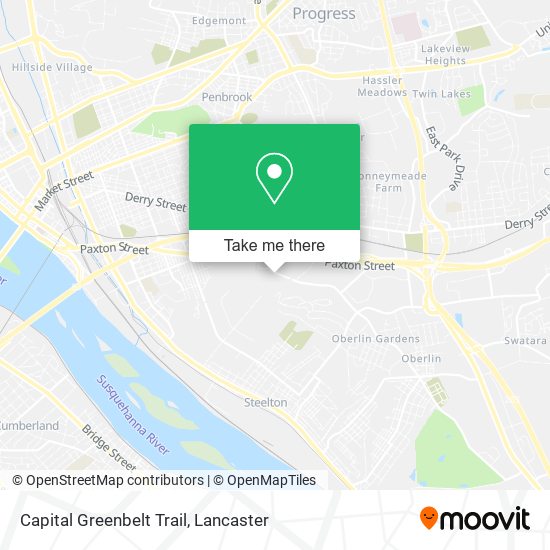 Capital Greenbelt Trail map