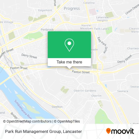 Park Run Management Group map