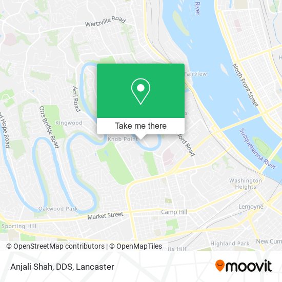 Mapa de Anjali Shah, DDS