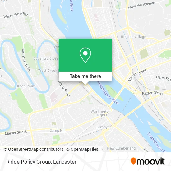 Ridge Policy Group map