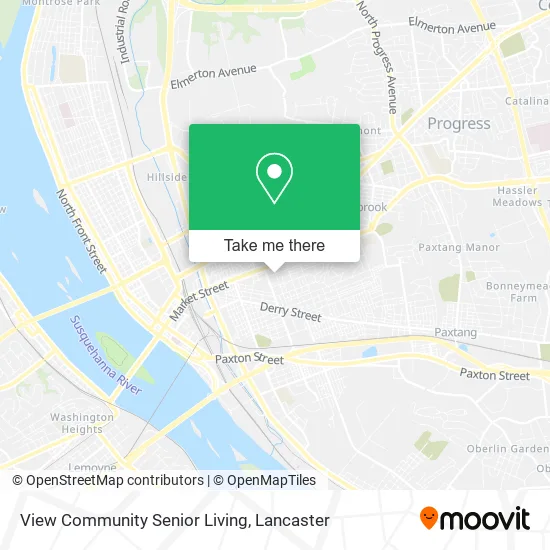 View Community Senior Living map