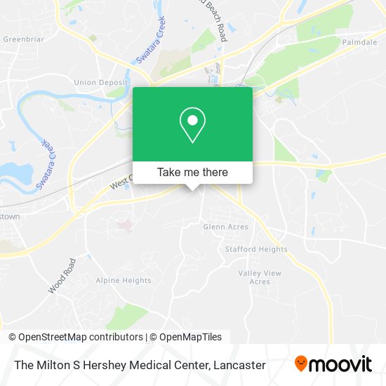 The Milton S Hershey Medical Center map