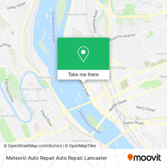 Meteoric Auto Repair Auto Repair map