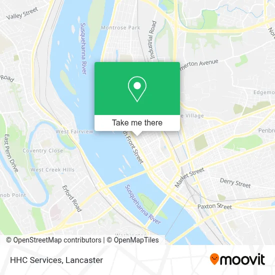 HHC Services map
