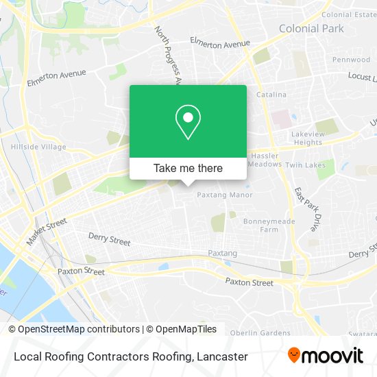 Local Roofing Contractors Roofing map