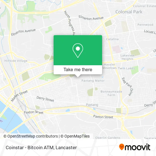 Coinstar - Bitcoin ATM map