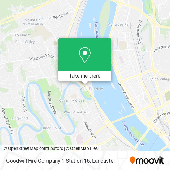 Mapa de Goodwill Fire Company 1 Station 16
