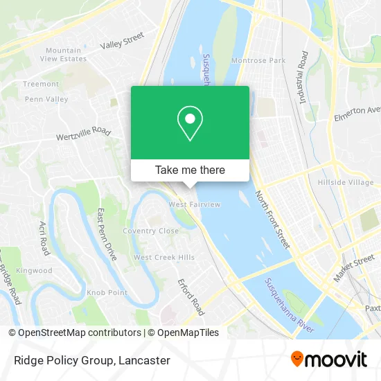 Ridge Policy Group map