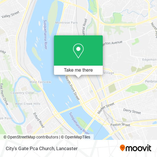 City's Gate Pca Church map