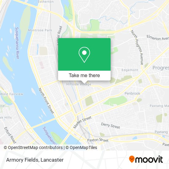 Mapa de Armory Fields