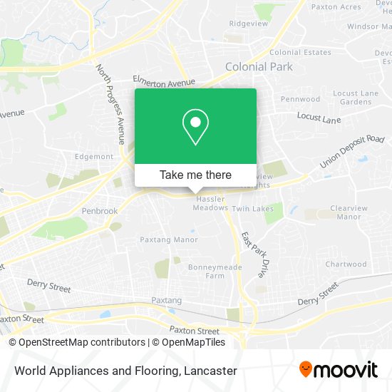 World Appliances and Flooring map
