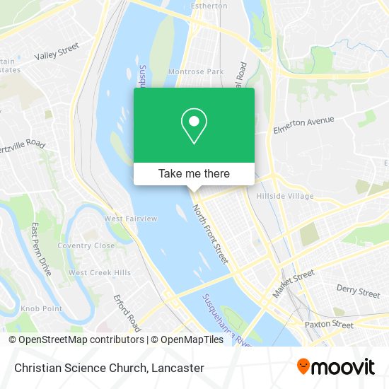 Mapa de Christian Science Church