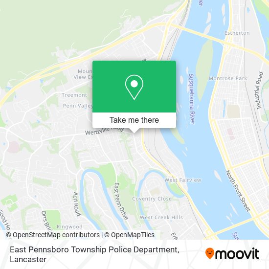 Mapa de East Pennsboro Township Police Department