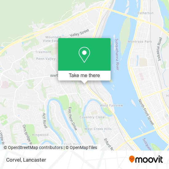 Mapa de Corvel