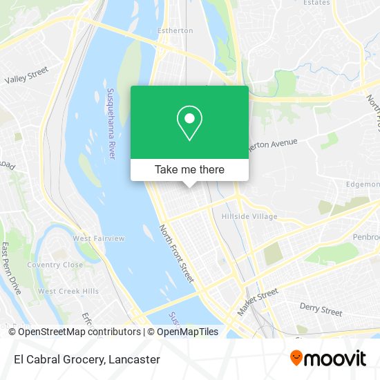 El Cabral Grocery map