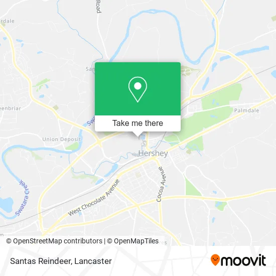 Mapa de Santas Reindeer