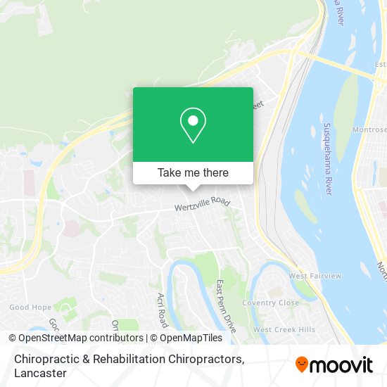 Chiropractic & Rehabilitation Chiropractors map