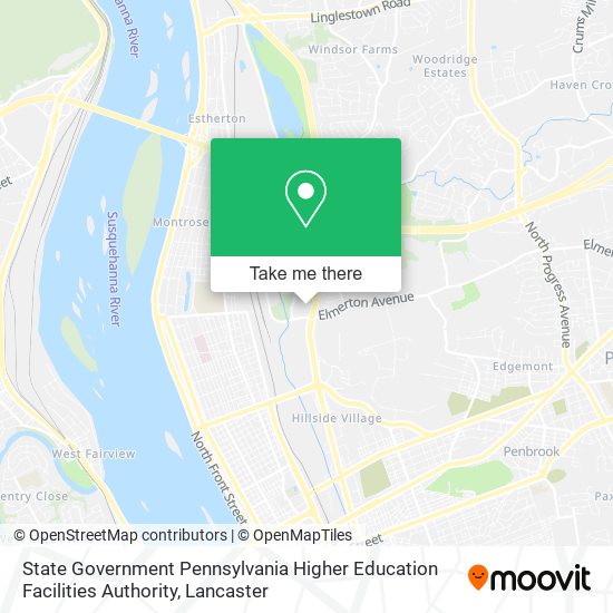 Mapa de State Government Pennsylvania Higher Education Facilities Authority