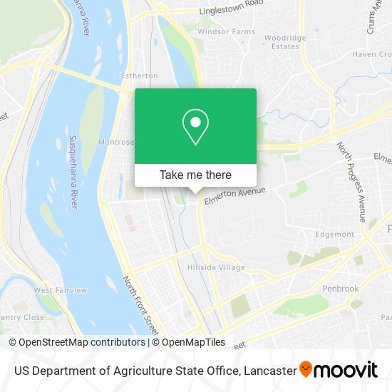 Mapa de US Department of Agriculture State Office